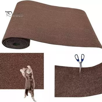 Защитная пленка для мебели от царапин, клейкая защита для кошачьей царапины, защита для дивана, сделай сам, когтетка для кошек, защита для дивана для домашней кошки коричневый