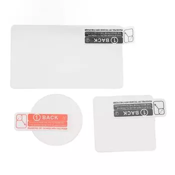 Защитная пленка для объектива и экрана для экшн-камеры Osmo Action 5 Pro, закаленное стекло, твердость 9H, передняя и задняя часть