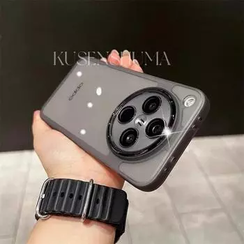 Защитная пленка для объектива камеры, чехол для телефона OPPO Find X8 Pro, силиконовый прозрачный чехол из ТПУ для Find X7 Ultra X6 Pro For Find X8 Pro чёрный