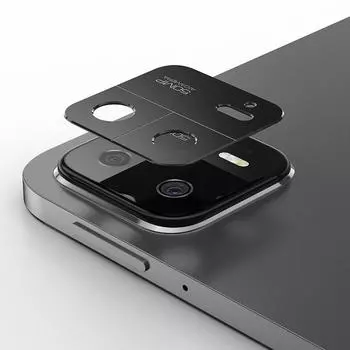 Защитная пленка для объектива камеры из алюминиевого сплава для Xiaomi Pad 6 Max 14, металлическая крышка для камеры Pad6 6Max, защитный чехол с кольцом на заднюю панель Xiaomi Pad 6 Max 14&1 PC чёрный