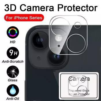 Защитная пленка для объектива камеры, закаленное стекло, полное покрытие экрана для iPhone 16, 15, 14, 13, 12, 11 Pro Plus Max Mini, защитная пленка iPhone 14 pro max
