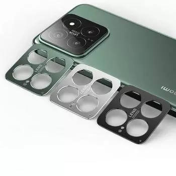 Защитная пленка для объектива камеры из алюминиевого сплава для Xiaomi 14 Pro, металлическая крышка для камеры Xiaomi14 14Pro, защитный чехол с кольцом на заднюю панель xiaomi 14 pro чёрный