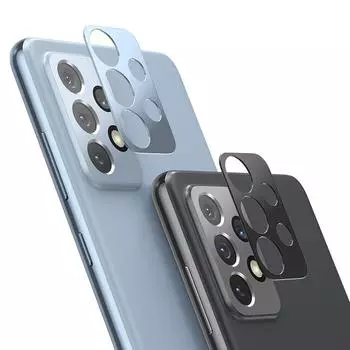 Защитная пленка для объектива камеры Samsung Galaxy A52 A72 A22 M22 M32 5G, металлическая защитная алюминиевая крышка для объектива For A22 синий
