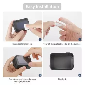 Защитная пленка для объектива камеры, защитное стекло от царапин, взрывозащищенная пленка для объектива камеры 2-PRO