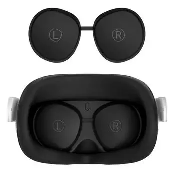 Защитная пленка для объектива VR, устойчивая к царапинам портативная мягкая защитная крышка для объектива VR для Oculus Quest 2 чёрный