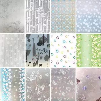 Защитная пленка для окон, съемные виниловые покрытия для окон, дверей, наклейка с защитой от ультрафиолета для домашнего декора 45x200cm