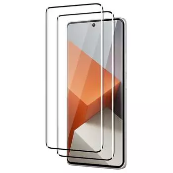 Защитная пленка для Redmi Note 13 Pro+ 14 Pro+ Plus 5G Закаленное стекло изогнутая поверхность Edge Glue Screen Protector Redmi Note 13 Pro+ Plus чёрный