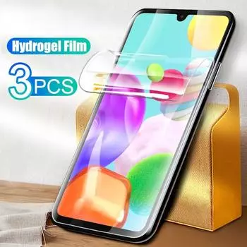 Защитная пленка для Samsung Galaxy A10 A20 A20E A30 A40 A50 A70, гидрогелевая пленка, защитная пленка для экрана Samsung M10 M20 M30 M40, 3 шт. For Samsung A12 чистый