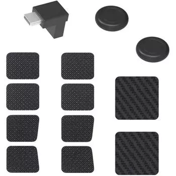 Защитная пленка для сенсорной панели консоли, наклейка, адаптер Type-C, набор для самостоятельной сборки, запасные части для паровой палубы, аксессуары Package:10*8*2cm чёрный