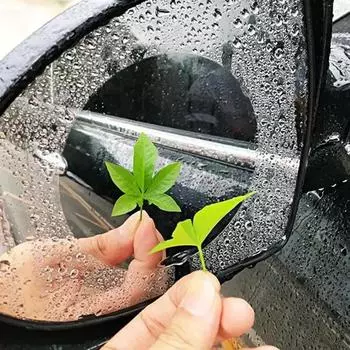 Защитная пленка для зеркала заднего вида автомобиля, прозрачная пленка для зеркала автомобиля, не ослепляющая, водонепроницаемая, непромокаемая, противотуманная, автомобильная наклейка, безопасность
