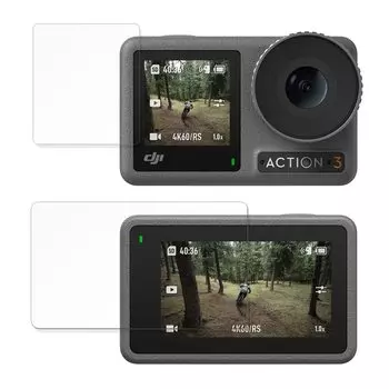 Защитная пленка FILMEXT для уменьшения бликов для DJI Osmo Action 3 из PKD00050, похожая на бумагу (Набор 2)