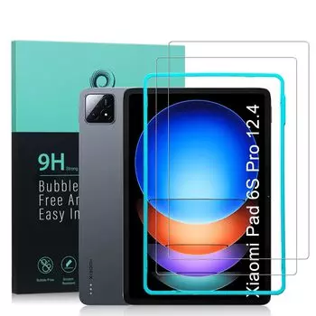 Защитная пленка IBYWIND для экрана Xiaomi Pad 6S Pro, 2 шт., совместимая с Xiaomi Pad Pad 6, твердость 9H, закаленная, 12,4 (Не 6/Xiaomi Pro), Стекло,
