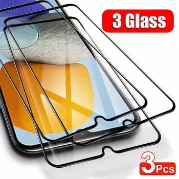 Защитная пленка из закаленного стекла на весь экран для Redmi 14C 13C 10C 12C POCO X7 Pro Note 14 13 12 Pro+ 5G 11 11S Honor X8 70 Lite 30i Nova 7i 8i XiaoMi Mi A1 серый