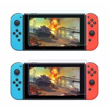 Защитная пленка из закаленного стекла для Nintendo Switch OLED Game Console D Eye protection purple light