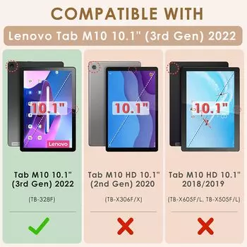 Защитная пленка из закаленного стекла для планшета Lenovo Tab M10 3-го поколения 10,1 дюйма 2024 года выпуска TB-328F TB-326FU