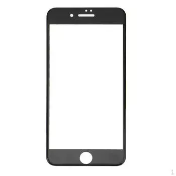 Защитная пленка из закаленного стекла, защищающая от царапин, 3D-изогнутое стекло для iPhone 7, черный