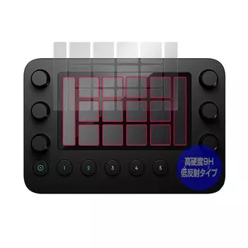 Защитная пленка Miyabix Loupedeck Live PET 9H с низким коэффициентом отражения, твердость которой эквивалентна твердости закаленного стекла, изготовлена из материала высокой твердости 9H, произведенного в Японии