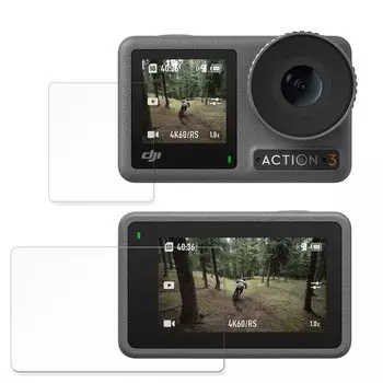 Защитная пленка MotoMoto для DJI Osmo Action, набор из 9H высокой твердости, как стеклянная пленка для отражения отпечатков пальцев, 3, 2, (Тот же фильм) Фильм,