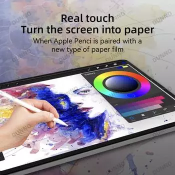 Защитная пленка Paper Feel для iPad Air 11 дюймов 2025 Pro 11/12.9 Air 4 5 10/9/8/7-го поколения, съемная, с магнитным притяжением