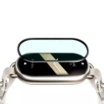 Защитная пленка с изогнутым краем 3D, подходит для умных часов Mi Band 8, мягкая, прозрачная, с высоким разрешением, защитная пленка для экрана 2x