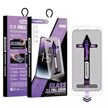 Защитная пленка с полным покрытием из закаленного стекла для Iphone 15 Pro Max 14 Plus 13 12 11 X Xs Xr 9H Protection Flim Простой инструмент для установки Аксессуары для телефонов For iPhone 15 чистый