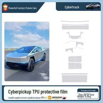 Защитная пленка TPU для всего автомобиля Tesla Cybertruck b-pillar
