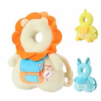 Защитная подушка для головы, ходунки для малышей, говорящий рюкзак, подушка для ухода за новорожденным, детские защитные подушки жёлтый