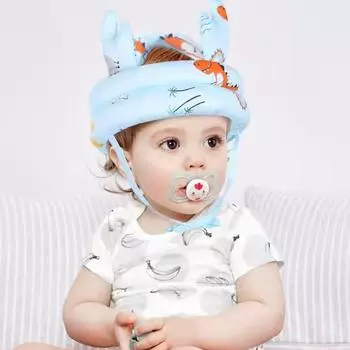 Защитная подушка для головы ребенка от 1 до 3 лет, подушка для спины, предотвращающая мультяшные подушки безопасности, защитный головной убор