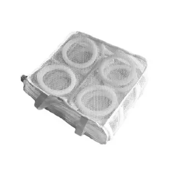 Защитная подвесная сетчатая сумка для стирки обуви для домашних стиральных машин белый