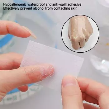 Защитная полиуретановая пленка для ногтей, самоклеящаяся лента для пальцев, средство для фиксации ран, уход за кожей, маникюрные инструменты, защитные аксессуары 1Pcs