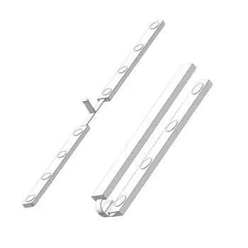 Защитная полоса для двери автомобиля от столкновений, магнитная, складная, с подключенным стилем, наклейка для автомобиля, аксессуары для украшения белый