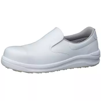 Защитная рабочая обувь для порошка JSAA нормальный широкий носок ударопрочный см [Midori Anzen] рабочие места, сертифицированный, без застежек, рабочий, коробка, противоскользящий, легкий, белый