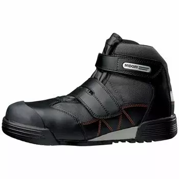 Защитная рабочая обувь JSAA сертифицированные профессиональные кроссовки с амортизацией MPC525 черные см [Midori Anzen] 27.0 чёрный