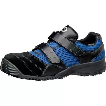 Защитная рабочая обувь, сертифицированная JSAA, профессиональные кроссовки, легкие, дышащие, TS115N см [Midori Anzen] черный/синий 26,5