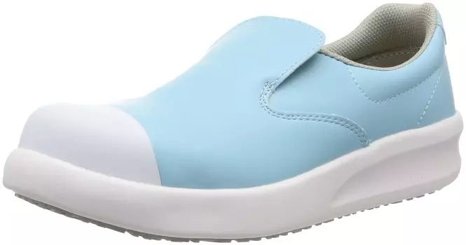 Защитная рабочая обувь, сертифицированные JSAA профессиональные кроссовки с защитным носком, с высоким сцеплением, NHF600 CAP, синие, см 3E [Midori Anzen], противоскользящие, 30,0 синий