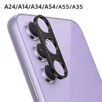 Защитная рамка для камеры из сплава Camshield для Samsung Galaxy A55 A35 A24 A54 A14 5G A34, металлическая полая пленка для объектива For Samsung A55