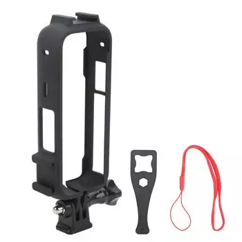 Защитная рамка для панорамной экшн-камеры Insta360 One X3, пластиковый корпус с холодным башмаком