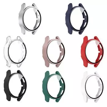 Защитная рамка для ПК-часов с закаленным стеклом для экрана часов, пылезащитная для Samsung Galaxy Watch FE/4 40 мм White