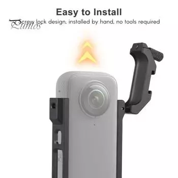 Защитная рамка для видеокамеры, ударопрочная, простая в установке, металлическая защитная рамка, аксессуары для камеры Insta360 X4 чёрный