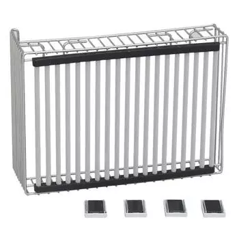 Защитная решетка для воздуховыпускного отверстия Iris Ohyama, совместимая с шириной 30~46 см, серебристая, FDG-350FL