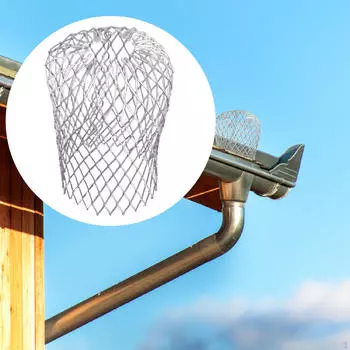 Защитная решетка водосточной трубы, регулируемая алюминиевая сетка, фильтр-сетка для 1Pc