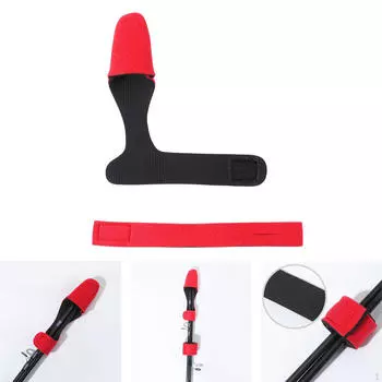 Защитная резинка для удочки, защита для крепления удочки при транспортировке Red Strap Only