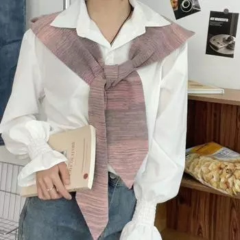 Защитная шапка-балаклава, утолщенная вязаная шаль с капюшоном, элегантная шерстяная шапка-пуловер для женщин серый/зелёный