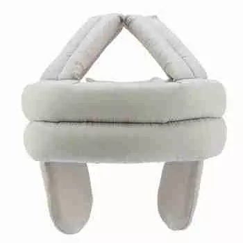 Защитная шапка. Кепка на голову пожилого человека. Защитный шлем. Защита ушей старика. Предотвращение падения. (Серый)