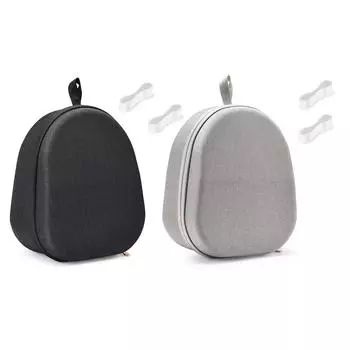 Защитная сумка для хранения гарнитуры EVA, чехол для наушников с защитой от царапин, жесткий чехол для беспроводной гарнитуры Sony PlayStation PULSE Elite чёрный