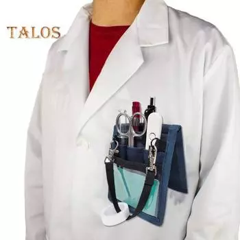 Защитная сумка для медсестры, сумка для инструментов парикмахера, многокарманный органайзер для врачей, медсестер и студентов розовый