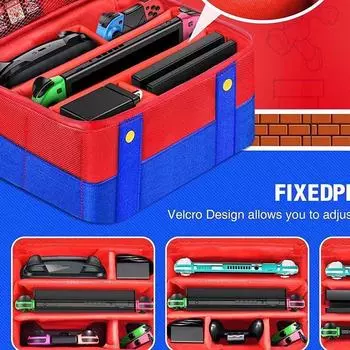 Защитная сумка Nintendo Switch OLED Mario большой емкости