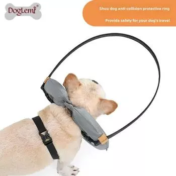 Защитное кольцо для домашних животных, собак, кольцо для защиты от столкновений, регулируемая защита для путешествий и путешествий XS