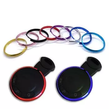 Защитное кольцо для ключей из алюминиевого сплава, отделка цепи, украшение для BMW Mini Cooper Clubman Countryman, автомобильный аксессуар золотой