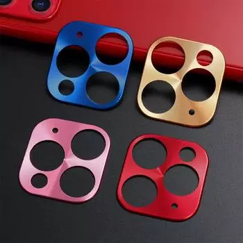 Защитное кольцо из алюминиевого сплава для iPhone 13 12 11 Pro Max, металлический защитный чехол для объектива камеры, чехол для iPhone X XR Xs max 7 8 plus Mini For iPhone 13 чёрный